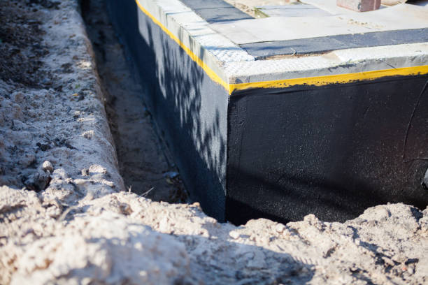 Residential Interior Drainage System installation at a Sobieski, WI home by SJ Waterproofing Pros
